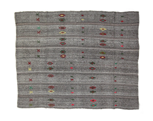 Kilim Rug, Turkish Kilim Rug, Vintage Kilim Rug, Area Kilim Rug, Rug Kilim, Gray Rug, Handmade Kilim Rug, Bedroom Rug, 4745
