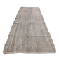 Turkish Kilim Runner, Gray Kilim Runner Rug 3x12,  Handmade Hallway Rug, Minimalist Rug, Floor Runner, Rug Runner Grey, 6700