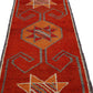 Turkish runner, Vintage runner, Oushak runner ,Herki runner, Rug runner, Floor runner ,Runner rug 3x11, Hallway rug, Kitchen rug, 7186