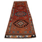 Sun faded Runner rug ,Turkish Oushak Vintage runner rug, 3x11 Wool Carpet Rug Runner, Orient rug, Kitchen rug ,Hallway rug, Runner, 7187
