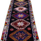 Rustic Runner rug, Turkish Oushak Vintage Runner rug, Carpet runner, 3x13 Runner rug, Kitchen rug, Handmade Runner rug, 7185