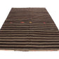 Kilim Rug 6x9, Brown Rug, Goat Hair Rug, Handmade Kilim Rug, Living Room Rug, Area Kilim Rug, Turkish Kilim, Vintage Kilim, Rug Kilim, 6546