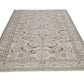 Rug 6x9,Area Turkish rug 6x9, Neutral Oushak rug,Vintage rug,Beige rug 6x9,One of a kind rug,Contemporary,Living room rug,7391