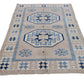 5x8 Rug ,Faded Turkish rug, Vintage rug , Oushak Rug Neutral, Carpet rug, Handmade rug, Geometric rug, Anatolia rug, Turkey rug, 7288