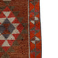 Cherry Red Runner rug, Turkish Oushak Vintage Rug Runner, 3x12 Runner rug,Bohemian Carpet Runner,Anatolia,Made in Turkey,7193