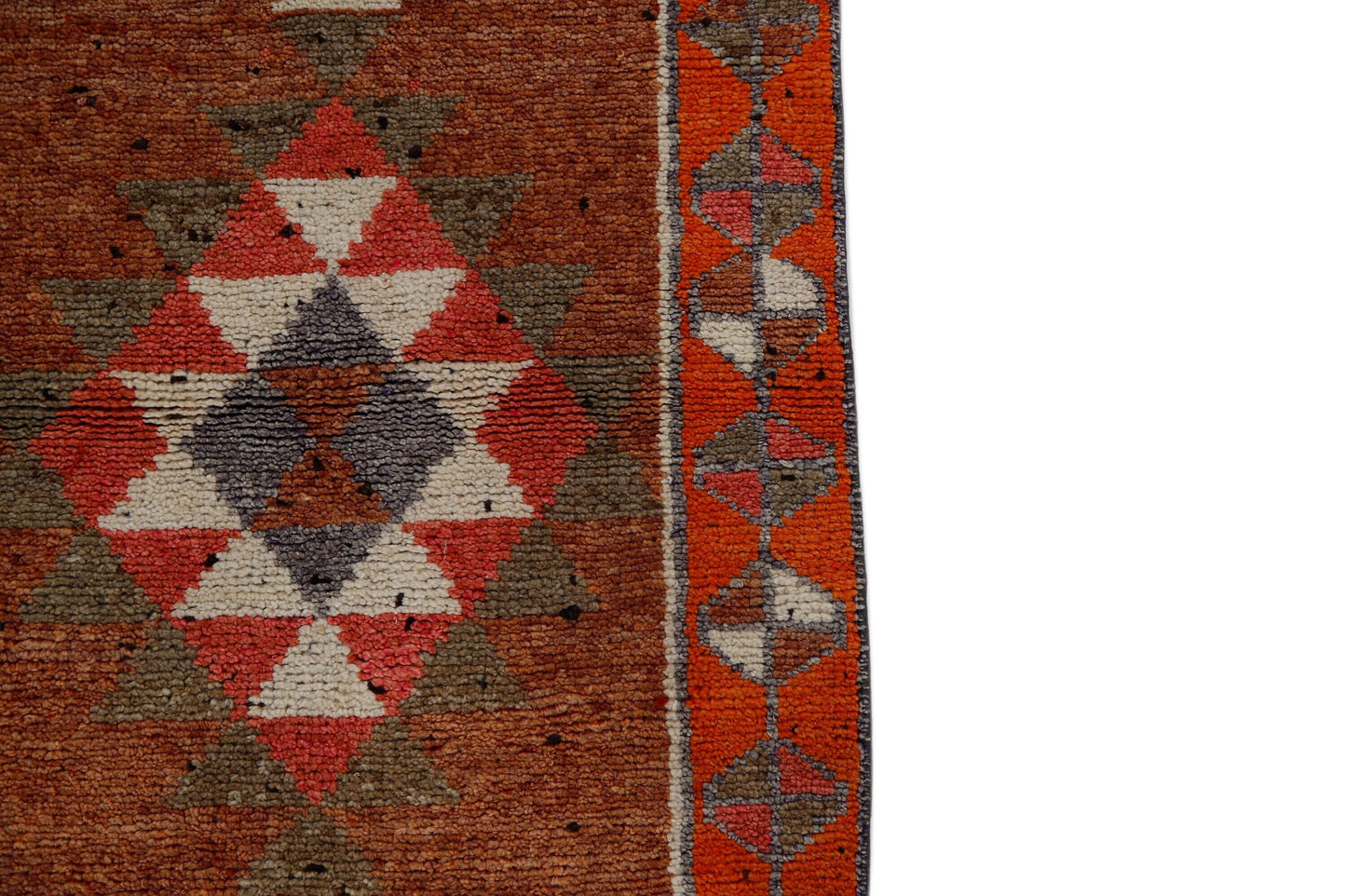 Cherry Red Runner rug, Turkish Oushak Vintage Rug Runner, 3x12 Runner rug,Bohemian Carpet Runner,Anatolia,Made in Turkey,7193