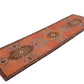 Orange Runner rug 3x10, Turkish runner, Oushak runner, Vintage runner, Turkey rug, Unique rug, Muted rug,Aged rug,One of a kind,7194