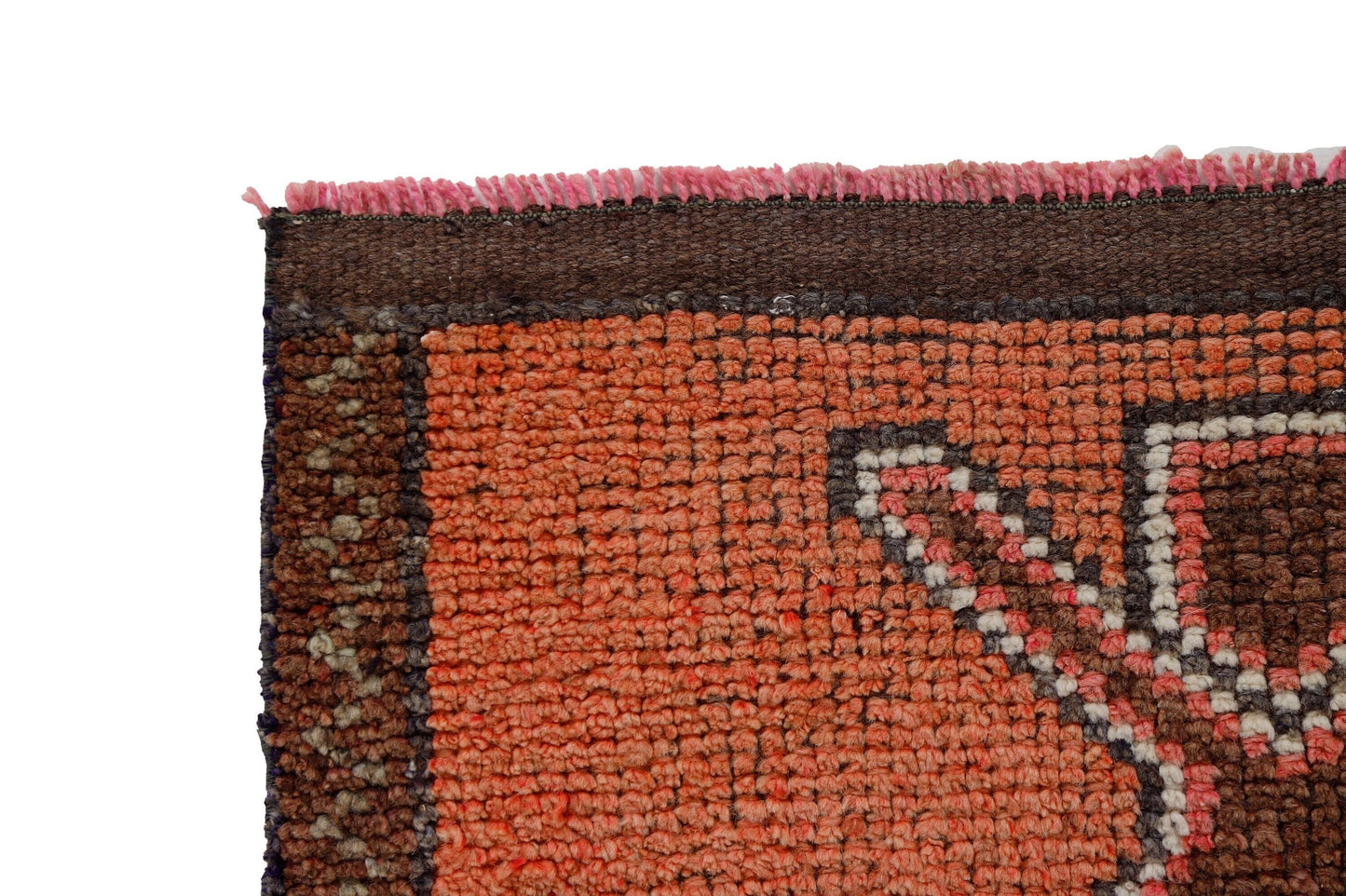 Orange Runner rug 3x10, Turkish runner, Oushak runner, Vintage runner, Turkey rug, Unique rug, Muted rug,Aged rug,One of a kind,7194
