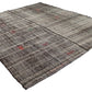 9x12 Kilim Rug, Turkish Vintage Kilim Rug, Oversize Large Natural Kilim Rug, Vintage Goat Hair Brown Flat Weave Kilim Rug, 4711