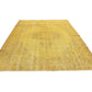 6x9 Yellow Carpet Rug, Turkish Rug 6x9, Vintage Rug 6x9, Floral Rug, One of a kind, Oushak Carpet Rug ,3689