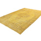 6x9 Yellow Carpet Rug, Turkish Rug 6x9, Vintage Rug 6x9, Floral Rug, One of a kind, Oushak Carpet Rug ,3689