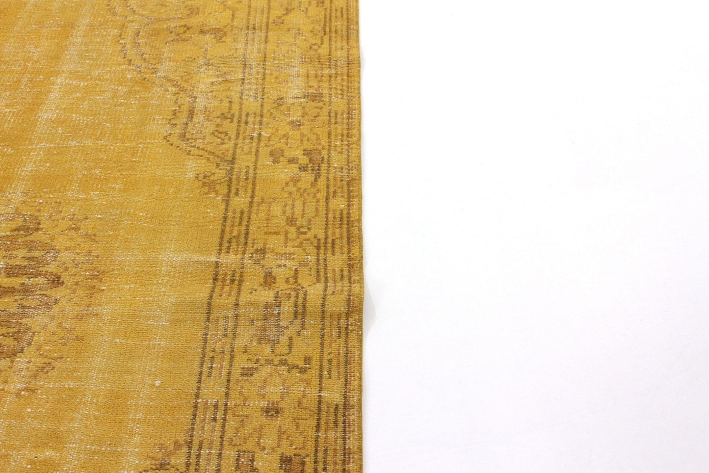 6x9 Yellow Carpet Rug, Turkish Rug 6x9, Vintage Rug 6x9, Floral Rug, One of a kind, Oushak Carpet Rug ,3689