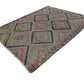 Bohemian Kilim rug, Vintage Turkish Kilim rug 6x8, Area rug, Natural rug, Organic rug ,Handmade rug ,Living room Kilim rug ,8073