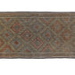 7x10 Kilim rug, Neutral Turkish Kilim rug, Vintage Wool KİLİM RUG, Southwestern Area rug ,Flat weave Kilim rug, Handmade, 8140