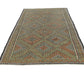 7x10 Kilim rug, Neutral Turkish Kilim rug, Vintage Wool KİLİM RUG, Southwestern Area rug ,Flat weave Kilim rug, Handmade, 8140