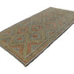 7x10 Kilim rug, Neutral Turkish Kilim rug, Vintage Wool KİLİM RUG, Southwestern Area rug ,Flat weave Kilim rug, Handmade, 8140