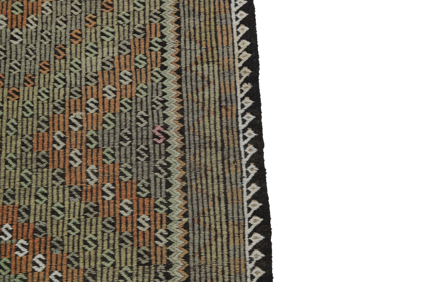 7x10 Kilim rug, Neutral Turkish Kilim rug, Vintage Wool KİLİM RUG, Southwestern Area rug ,Flat weave Kilim rug, Handmade, 8140