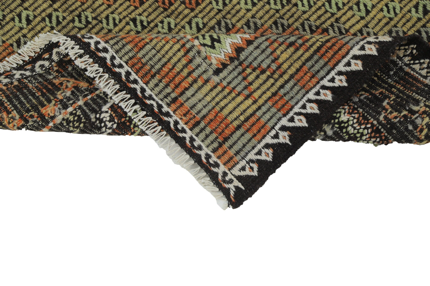 7x10 Kilim rug, Neutral Turkish Kilim rug, Vintage Wool KİLİM RUG, Southwestern Area rug ,Flat weave Kilim rug, Handmade, 8140