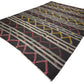 Turkish Vintage kilim rug, Area rug 8x11, Oversize rug, Living room rug, Large rug 8x11, Turkish rug 8x11, 344