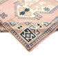 Area rug 6x8, Pink Oushak Rug, Turkish Rug, Oushak Rug ,Vintage Rug, Unique Rug, Mid-Century Oushak Rug, Living room Rug, 6301