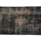 5x9 Turkish Rug Black ,Area Vintage Carpet Rug 5x9 ,Overdye Black Handmade Rug, Living room Rug ,Contemporary, Floor Rug ,3155