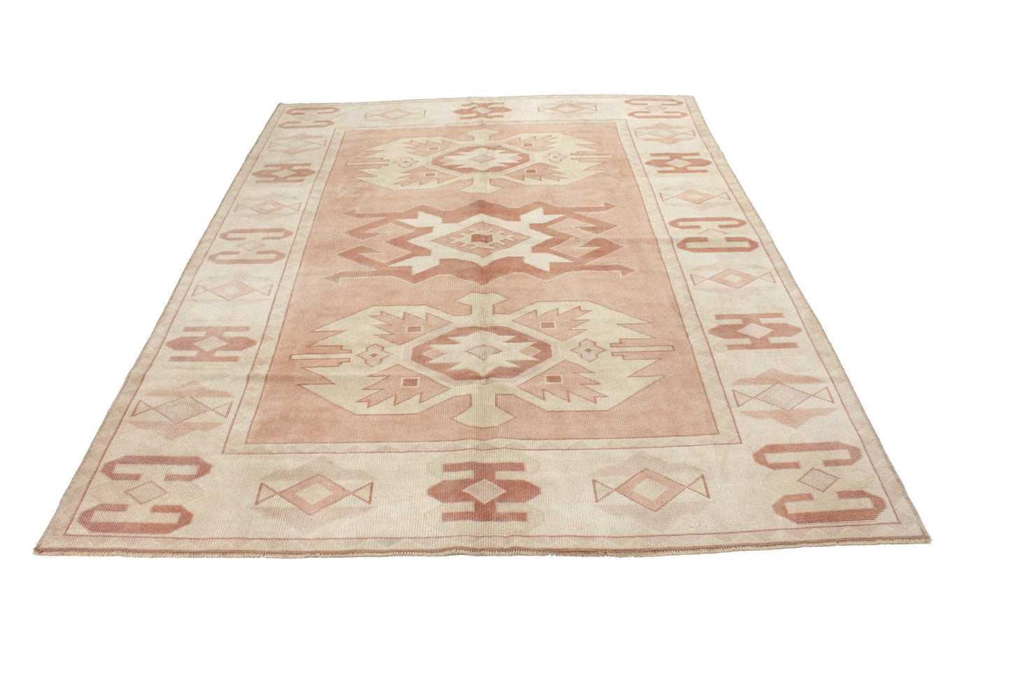 5x8 Area Rug, Oushak Vintage Turkish Rug, Bohemian rug,Handmade rug, Wool Rug ,Carpet Rug, Bedroom Rug, Nursery Rug, 4299