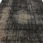 5x9 Turkish Rug Black ,Area Vintage Carpet Rug 5x9 ,Overdye Black Handmade Rug, Living room Rug ,Contemporary, Floor Rug ,3155