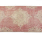 3x12 Pink Rug Runner, Turkish Runner ,Oushak Runner ,Handmade Floral Carpet Runner, Kitchen Decor ,Hallway Rug ,4443