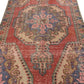 4x7 Muted Turkish Rug, Vintage Rug Oushak, Area Rug Carpet, Handmade Rug, Bohemian Decor, Eclectic Decor, Living room Rug, 5617