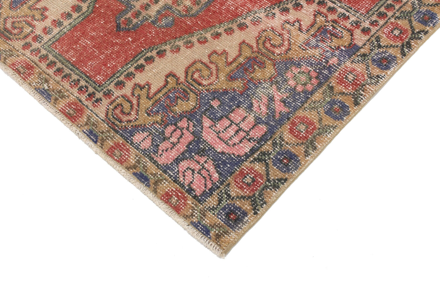 4x7 Muted Turkish Rug, Vintage Rug Oushak, Area Rug Carpet, Handmade Rug, Bohemian Decor, Eclectic Decor, Living room Rug, 5617