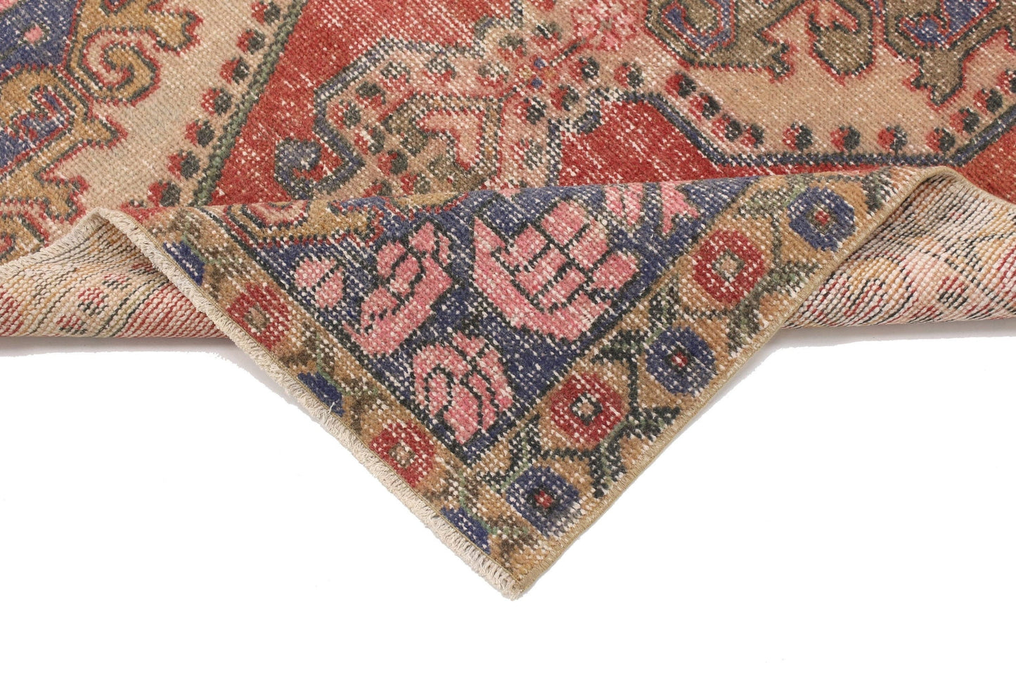 4x7 Muted Turkish Rug, Vintage Rug Oushak, Area Rug Carpet, Handmade Rug, Bohemian Decor, Eclectic Decor, Living room Rug, 5617
