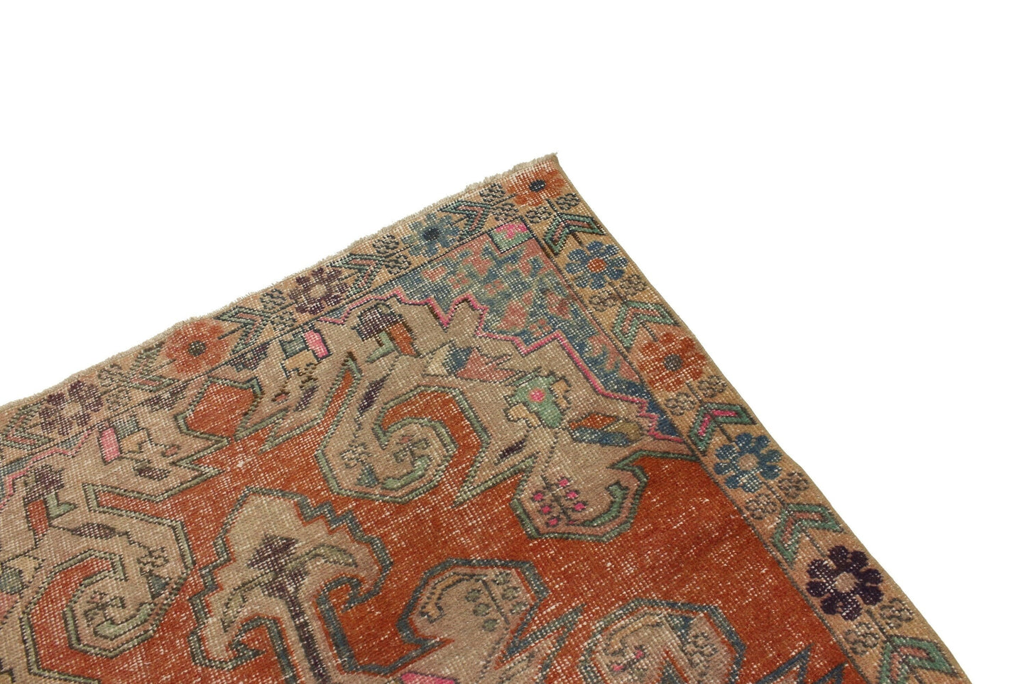 4x7 Oushak Vintage Turkish Rug ,Bohemian Decor, Bedroom Rug, Handmade Rug Carpet, Area Rug, Floor rug, 5614
