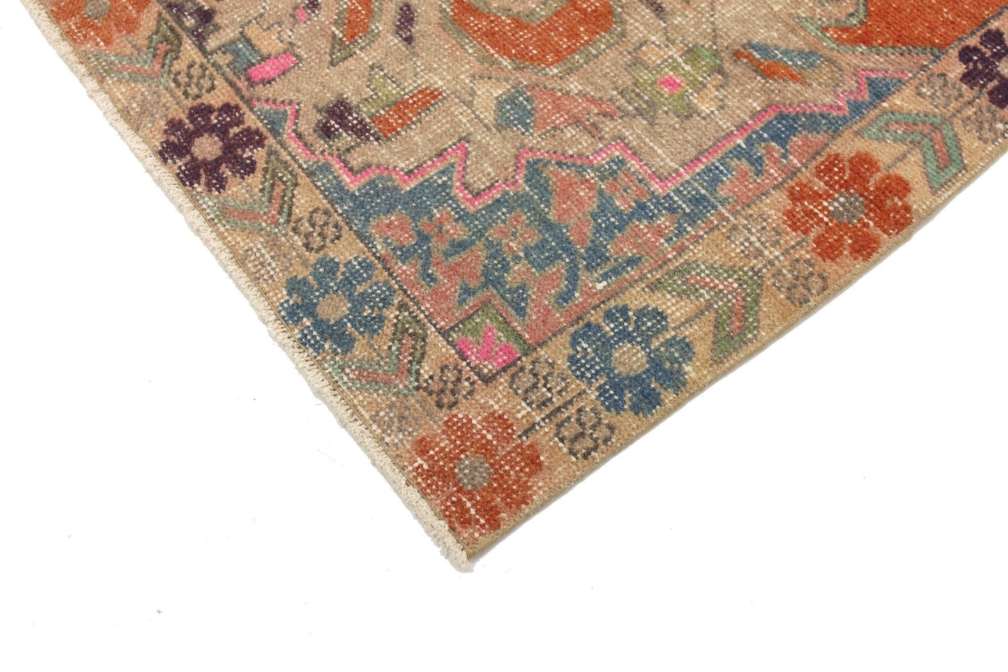 4x7 Oushak Vintage Turkish Rug ,Bohemian Decor, Bedroom Rug, Handmade Rug Carpet, Area Rug, Floor rug, 5614