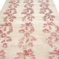 5x8 Beige Red Area RUG ,Turkish Rug Handmade, Oushak Rug Wool, Livingroom Rug ,VİNTAGE RUG, Carpet Rug Floral, Bohemian Rug,4388