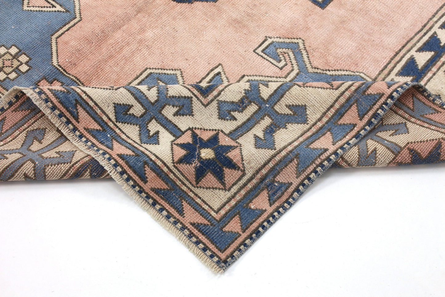 6x8 Rug,Vintage Rug Pretty, Oushak Area Turkish Rug, Carpet Rug Knotted, Living Room Rug, İndoor Turkish Rug 6x8, 6144