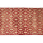 4x8 Vintage Oushak Turkish Rug, Floral Red Gold Area Handmade Carpet Rug, Bohemian rug , Living room rug, Entryway,Rug, 4048