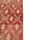 4x8 Vintage Oushak Turkish Rug, Floral Red Gold Area Handmade Carpet Rug, Bohemian rug , Living room rug, Entryway,Rug, 4048