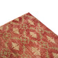 4x8 Vintage Oushak Turkish Rug, Floral Red Gold Area Handmade Carpet Rug, Bohemian rug , Living room rug, Entryway,Rug, 4048