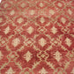 4x8 Vintage Oushak Turkish Rug, Floral Red Gold Area Handmade Carpet Rug, Bohemian rug , Living room rug, Entryway,Rug, 4048