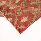 4x8 Vintage Oushak Turkish Rug, Floral Red Gold Area Handmade Carpet Rug, Bohemian rug , Living room rug, Entryway,Rug, 4048