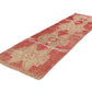 3x10 Faded Runner Rug, Oushak Runner Red, Turkish Runner Boho, Rug Runner Unique, Carpet Runner Oushak, Kitchen Hallway Rug, 4581