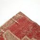 3x10 Faded Runner Rug, Oushak Runner Red, Turkish Runner Boho, Rug Runner Unique, Carpet Runner Oushak, Kitchen Hallway Rug, 4581