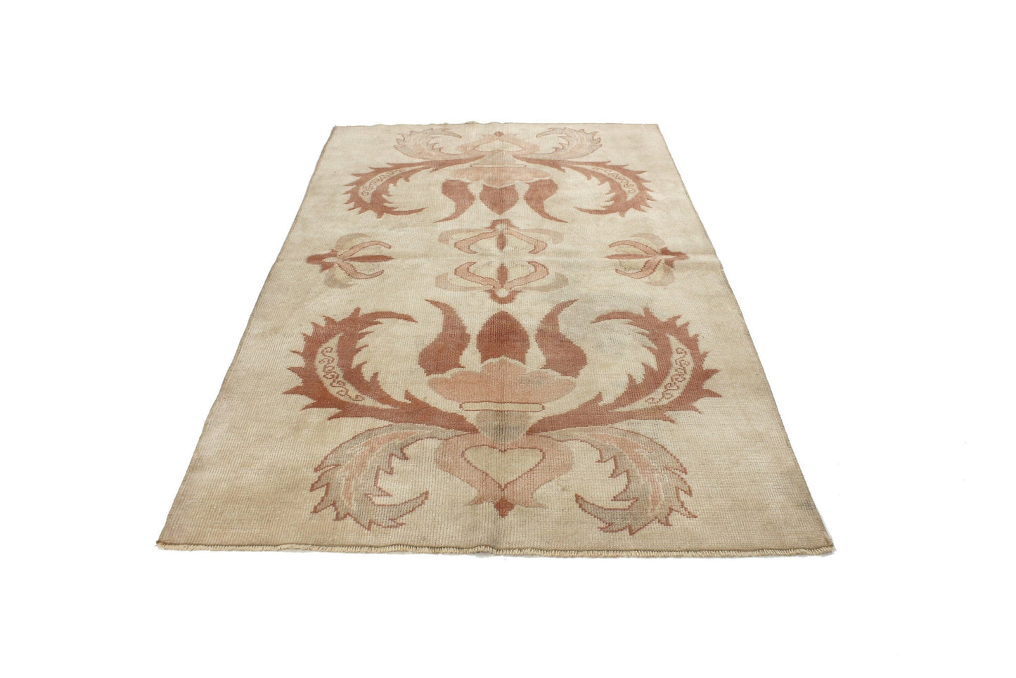 4x7 Oushak Rug, Turkish Rug Handmade, Area Vintage Rug , Carpet Rug ,Bedroom Rug , Eclectic Decor, 4346