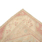 4x7 Muted Beige Pink VİNTAGE RUG, Area Handmade Pastel Geometric Carpet Rug, Coastal Tropical Rug ,Rug Bedroom,5936