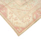 4x7 Muted Beige Pink VİNTAGE RUG, Area Handmade Pastel Geometric Carpet Rug, Coastal Tropical Rug ,Rug Bedroom,5936