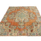 5x8 Turkish Rug, Area rug, Boho Decor, Carpet Rug, Handmade rug, Living room Rug, Nursery Rug, Orange Turkish Rug, Oushak rug, Rug 5x8,5611