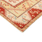 Neutral Oushak Rug, Pale Turkish Rug,  Area Carpet Rug ,4x6 TURKİSH RUG, Small Room Rug, Coastal Decor, Bedroom Rug ,Red, Yellow,Rug4405