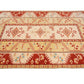 Neutral Oushak Rug, Pale Turkish Rug,  Area Carpet Rug ,4x6 TURKİSH RUG, Small Room Rug, Coastal Decor, Bedroom Rug ,Red, Yellow,Rug4405