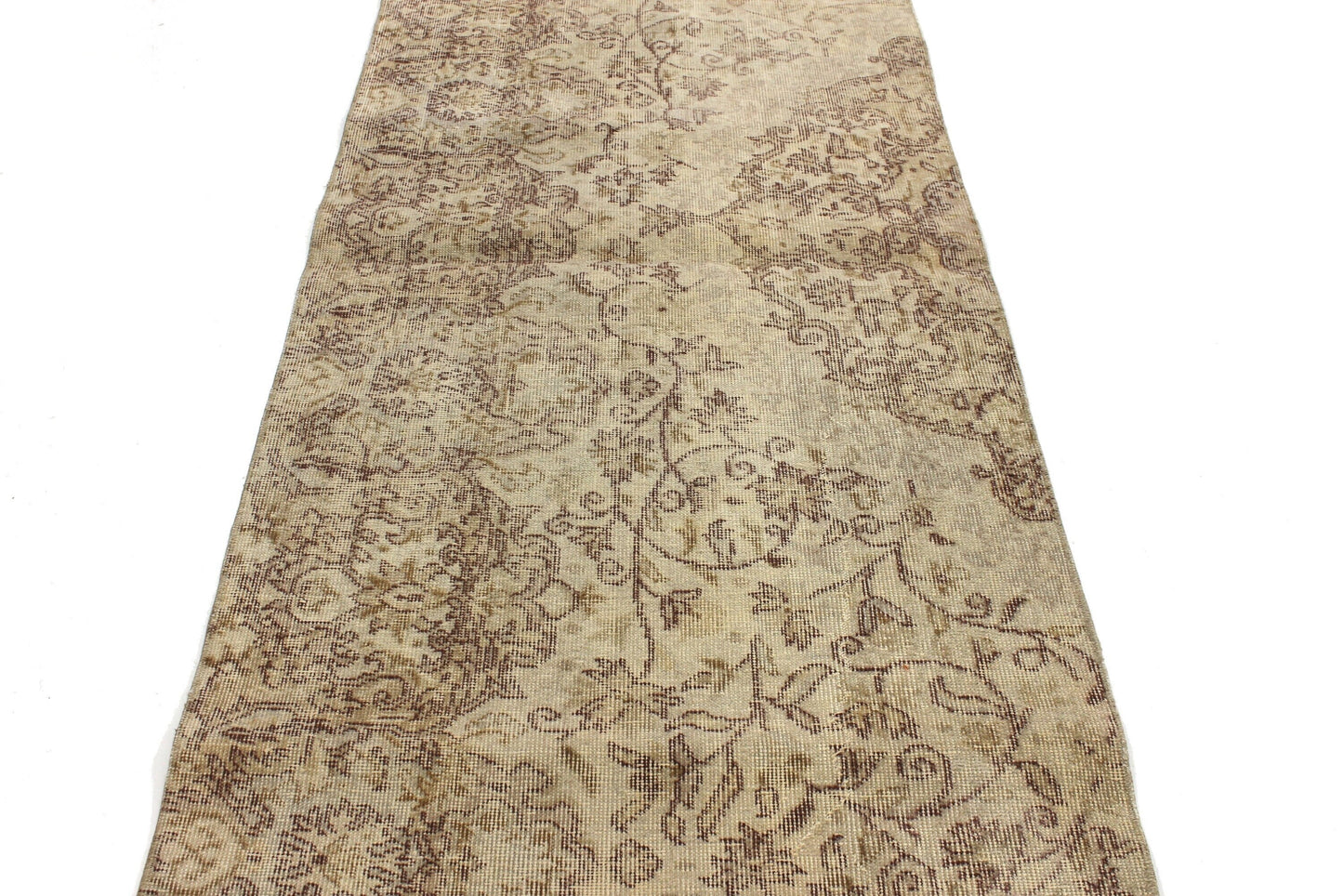 3x10 Beige Turkish Oushak Rug, 3x10 Runner Rug, Hallway Runner ,Oushak Runner ,Handmade Runner, 3x10 Turkish Oushak Runner ,4335