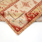 Neutral Oushak Rug, Pale Turkish Rug,  Area Carpet Rug ,4x6 TURKİSH RUG, Small Room Rug, Coastal Decor, Bedroom Rug ,Red, Yellow,Rug4405